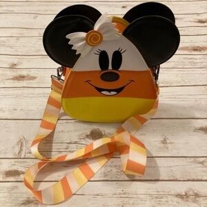 Loungefly Disney and Minnie Mouse Candy Corn Crossbody